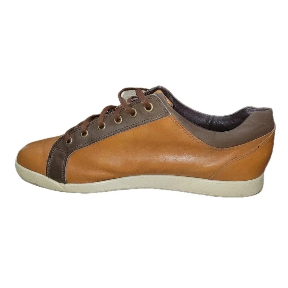 Footjoy FJ Contour Casual Men's Golf Shoes Size 11 Brown Leather Spikeless 54212